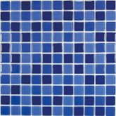 Blue wave-1 25*25 300*300 Мозаика Керамическая мозаика Blue wave-1 30x30